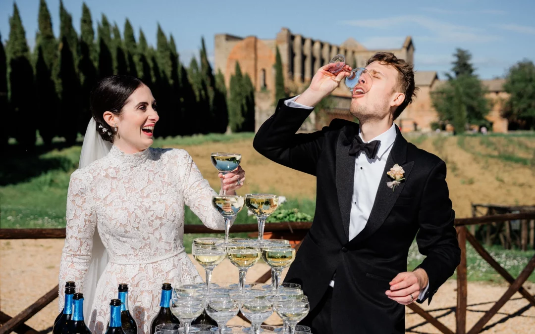 San Galgano Fairytale: an australian wedding in a Tuscan Abbey