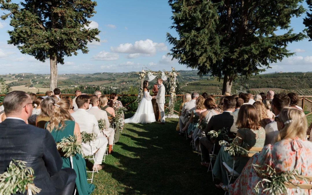 Norwegian Wedding in Tuscany