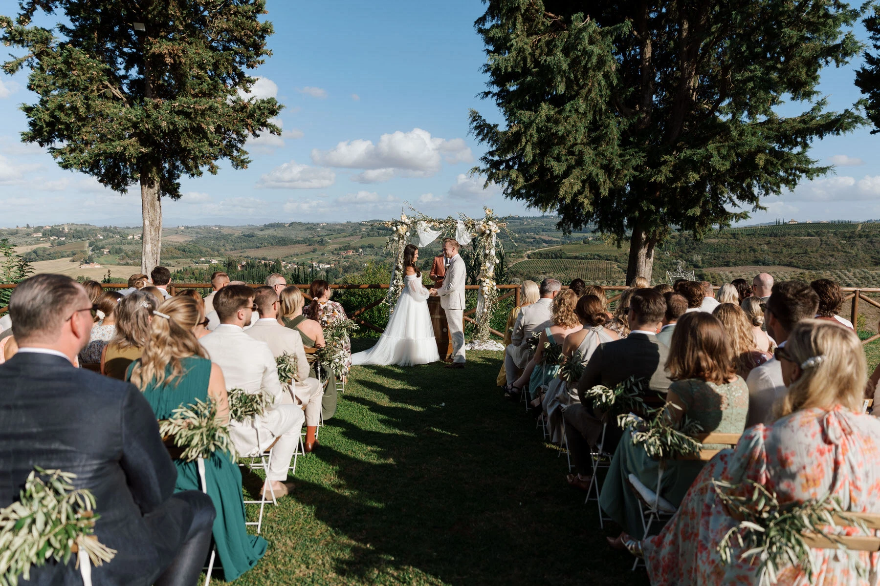 Norwegian Wedding in Tuscany