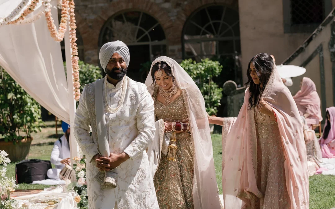 A Colorful Indian Wedding in Tuscany: Sanjeen & Nikhil’s Celebration at Villa Catureglio